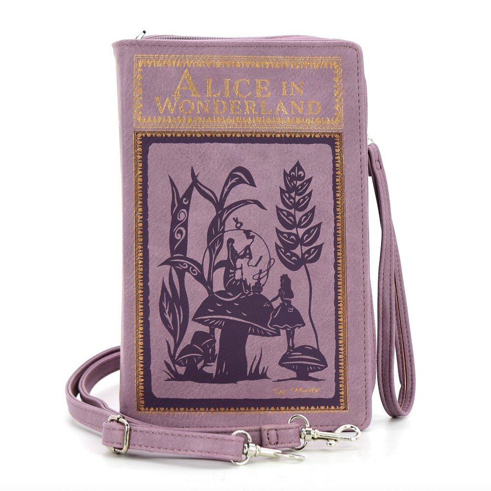 Alice in Wonderland Book Cover Purse - Clutch Bag - Book Lover Gifts - Picture 9 of 9